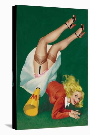 Titter Magazine; Cheerleader-Peter Driben-Stretched Canvas