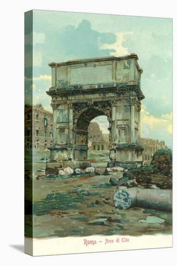 Titus' Arch, Rome-null-Stretched Canvas