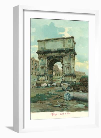 Titus' Arch, Rome-null-Framed Art Print