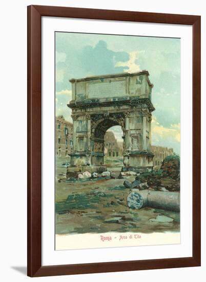 Titus' Arch, Rome-null-Framed Art Print