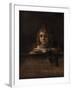 Titus at His Desk, 1655-Rembrandt van Rijn-Framed Giclee Print