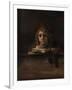 Titus at His Desk, 1655-Rembrandt van Rijn-Framed Giclee Print