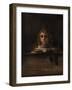 Titus at His Desk, 1655-Rembrandt van Rijn-Framed Giclee Print