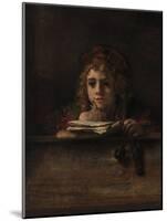 Titus at His Desk, 1655-Rembrandt van Rijn-Mounted Giclee Print