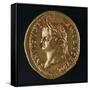 Titus Aureus Bearing Image of Emperor, Recto, Roman Coins AD-null-Framed Stretched Canvas