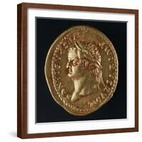 Titus Aureus Bearing Image of Emperor, Recto, Roman Coins AD-null-Framed Giclee Print