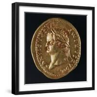 Titus Aureus Bearing Image of Emperor, Recto, Roman Coins AD-null-Framed Giclee Print