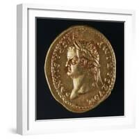 Titus Aureus Bearing Image of Emperor, Recto, Roman Coins AD-null-Framed Giclee Print