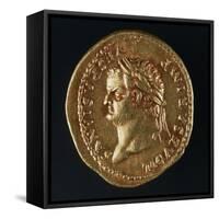Titus Aureus Bearing Image of Emperor, Recto, Roman Coins AD-null-Framed Stretched Canvas