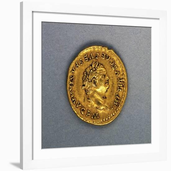 Titus Aureus, Minted by Mint of Rome, AD 80, Recto, Roman Coins AD-null-Framed Giclee Print