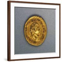 Titus Aureus, Minted by Mint of Rome, AD 80, Recto, Roman Coins AD-null-Framed Giclee Print