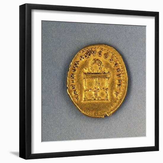 Titus Aureus, Minted by Mint of Rome, AD 80, Verso, Roman Coins AD-null-Framed Giclee Print