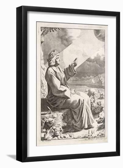 Titus Lucretius Carus Roman Poet and Philosopher-Michael Burghers-Framed Art Print