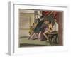 Titus Manlius Torquatus (consul in 347 BC) armed with a knife-French School-Framed Giclee Print