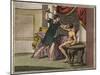 Titus Manlius Torquatus (consul in 347 BC) armed with a knife-French School-Mounted Giclee Print