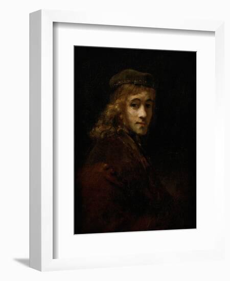 Titus, Rembrandt's Son-Rembrandt van Rijn-Framed Giclee Print