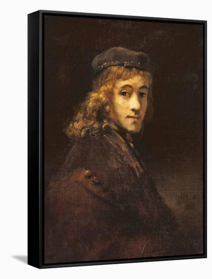 Titus, the Artist's Son, c.1662-Rembrandt van Rijn-Framed Stretched Canvas