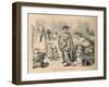 'Titus threatening Pomponius', 1852-John Leech-Framed Giclee Print