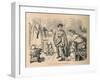 'Titus threatening Pomponius', 1852-John Leech-Framed Giclee Print