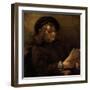 Titus Van Rijn, the Artist's Son, Reading-Rembrandt van Rijn-Framed Giclee Print