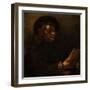 Titus Van Rijn, the Painter's Son, Reading, 1656-57-Rembrandt van Rijn-Framed Giclee Print