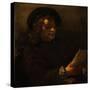 Titus Van Rijn, the Painter's Son, Reading, 1656-57-Rembrandt van Rijn-Stretched Canvas