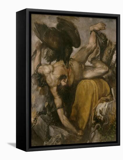 Tityos, 1548-1549-Titian (Tiziano Vecelli)-Framed Stretched Canvas