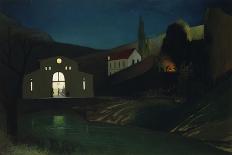 The Electric Power Company in Jajce at Night, 1903-Tivadar Csontvary Kosztka-Giclee Print