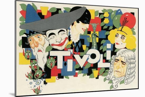 Tivoli Ad-null-Mounted Art Print