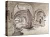 Tivoli, Cryptoporticus under the Temple of Hercules Victor-Sebastian Vrancx-Stretched Canvas