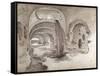 Tivoli, Cryptoporticus under the Temple of Hercules Victor-Sebastian Vrancx-Framed Stretched Canvas