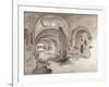 Tivoli, Cryptoporticus under the Temple of Hercules Victor-Sebastian Vrancx-Framed Giclee Print