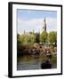 Tivoli Gardens and City Hall Clock Tower, Copenhagen, Denmark, Scandinavia, Europe-Frank Fell-Framed Photographic Print