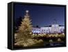 Tivoli Gardens at Christmas, Copenhagen, Denmark, Scandinavia, Europe-Sergio Pitamitz-Framed Stretched Canvas