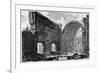 Tivoli, Hadrian's Villa, So-Called Hall of the Philosophers, C.1774-78-Giovanni Battista Piranesi-Framed Giclee Print