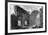 Tivoli, Hadrian's Villa, So-Called Hall of the Philosophers, C.1774-78-Giovanni Battista Piranesi-Framed Giclee Print