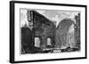 Tivoli, Hadrian's Villa, So-Called Hall of the Philosophers, C.1774-78-Giovanni Battista Piranesi-Framed Giclee Print