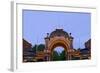 Tivoli, Main Entrance Early in the Evening, Copenhagen, Denmark, Scandinavia-Axel Schmies-Framed Photographic Print