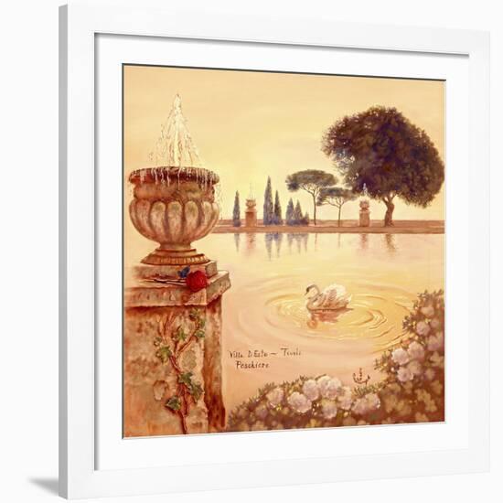 Tivoli Pond-Judy Mastrangelo-Framed Giclee Print