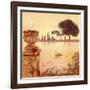 Tivoli Pond-Judy Mastrangelo-Framed Giclee Print