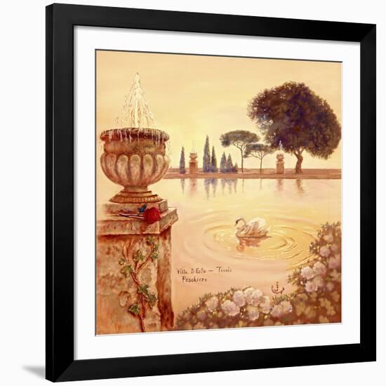 Tivoli Pond-Judy Mastrangelo-Framed Giclee Print