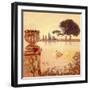 Tivoli Pond-Judy Mastrangelo-Framed Giclee Print