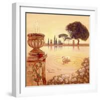 Tivoli Pond-Judy Mastrangelo-Framed Giclee Print