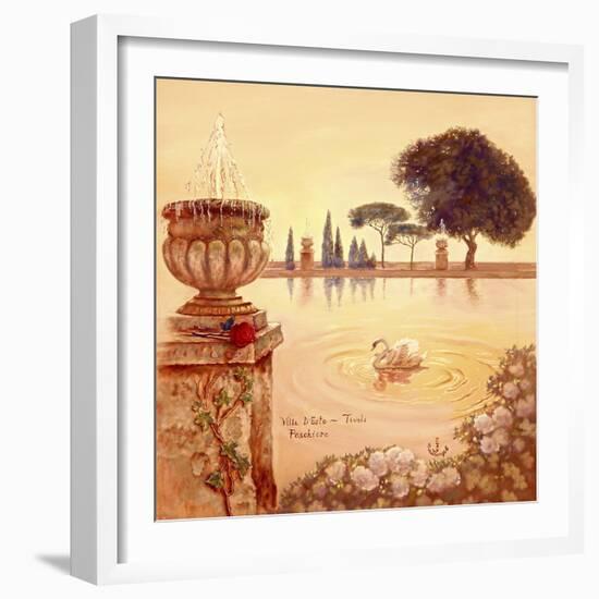 Tivoli Pond-Judy Mastrangelo-Framed Giclee Print