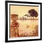 Tivoli Pond-Judy Mastrangelo-Framed Giclee Print