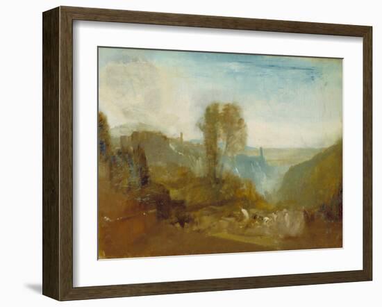 Tivoli, the Cascatelle-J. M. W. Turner-Framed Giclee Print