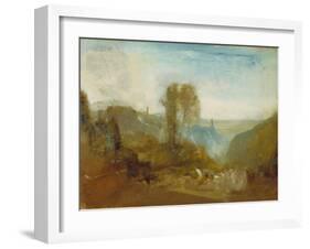 Tivoli, the Cascatelle-J. M. W. Turner-Framed Giclee Print