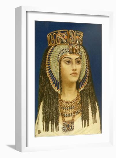 Tiy, Egyptian Queen-Winifred Brunton-Framed Art Print