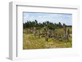 Tiya, an archaeological site of carved stelae, Ethiopia-Keren Su-Framed Photographic Print