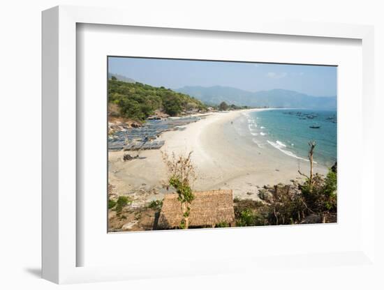 Tizit Beach and Fishing Village, Dawei Peninsula, Tanintharyi Region, Myanmar (Burma), Asia-Matthew Williams-Ellis-Framed Photographic Print